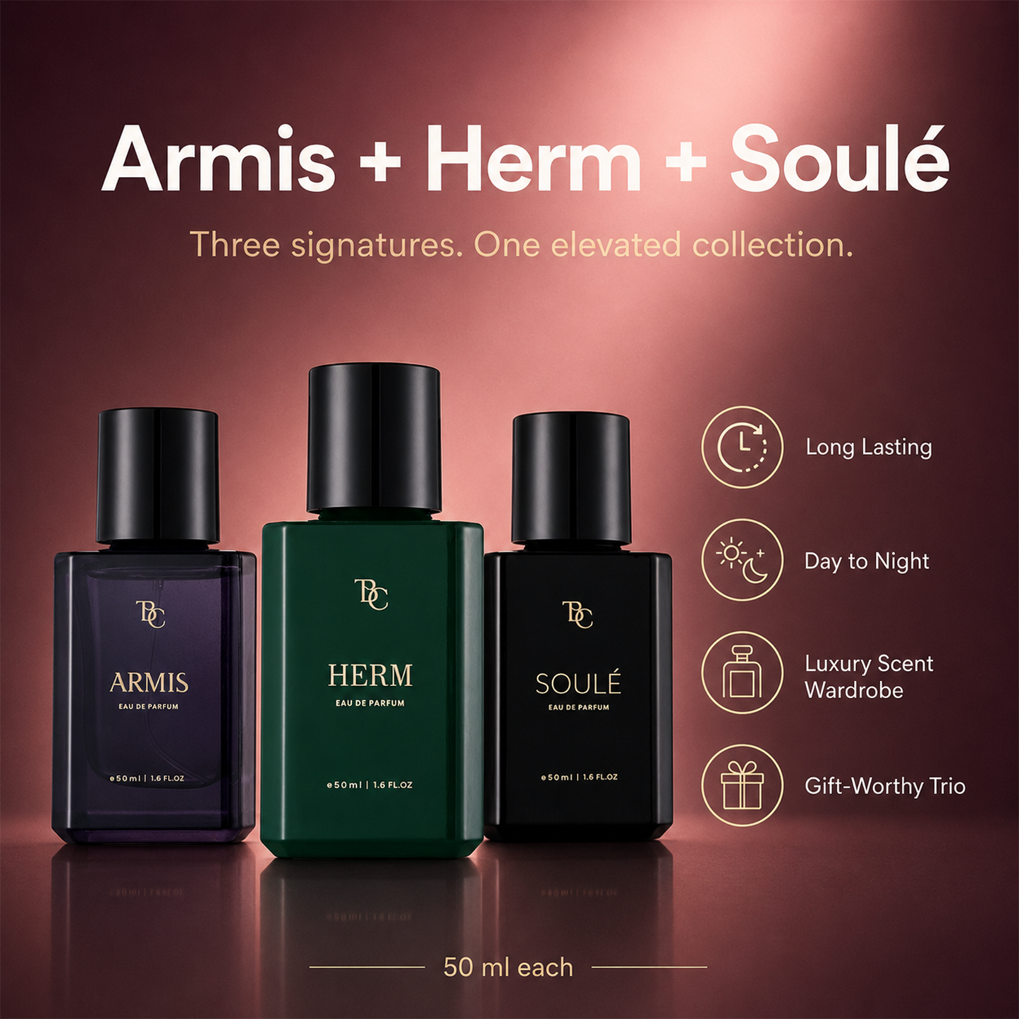 Office to After-Hours Perfume Trio – Armis + Herm + Soulé The Bath & Care