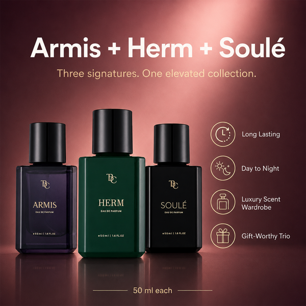 Office to After-Hours Perfume Trio – Armis + Herm + Soulé The Bath & Care