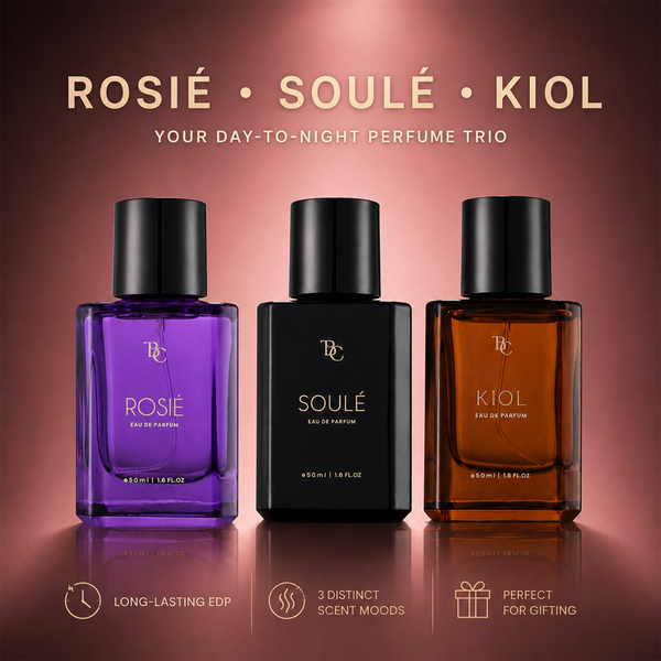 Date Night Perfume Trio – Soulé + Rosié + Kiol The Bath & Care