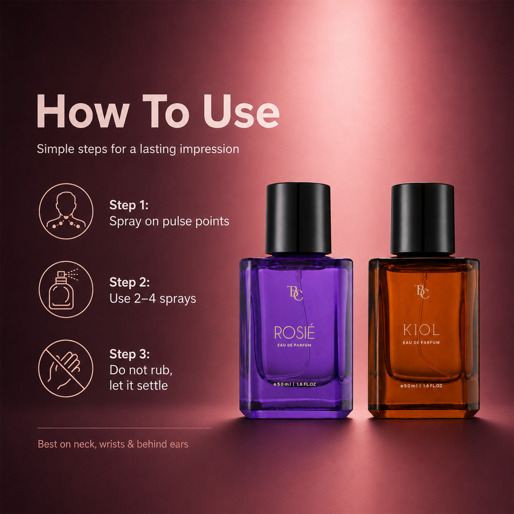 Soft & Bold Perfume Duo – Rosié + Kiol The Bath & Care