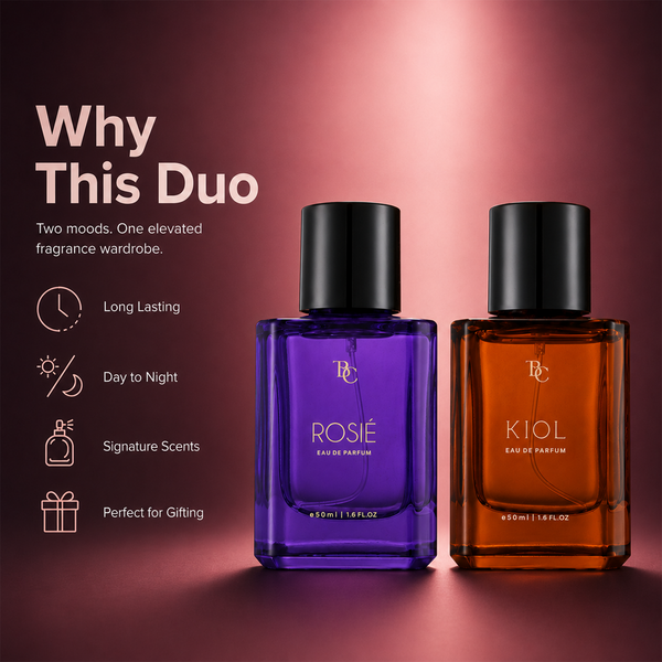 Soft & Bold Perfume Duo – Rosié + Kiol The Bath & Care