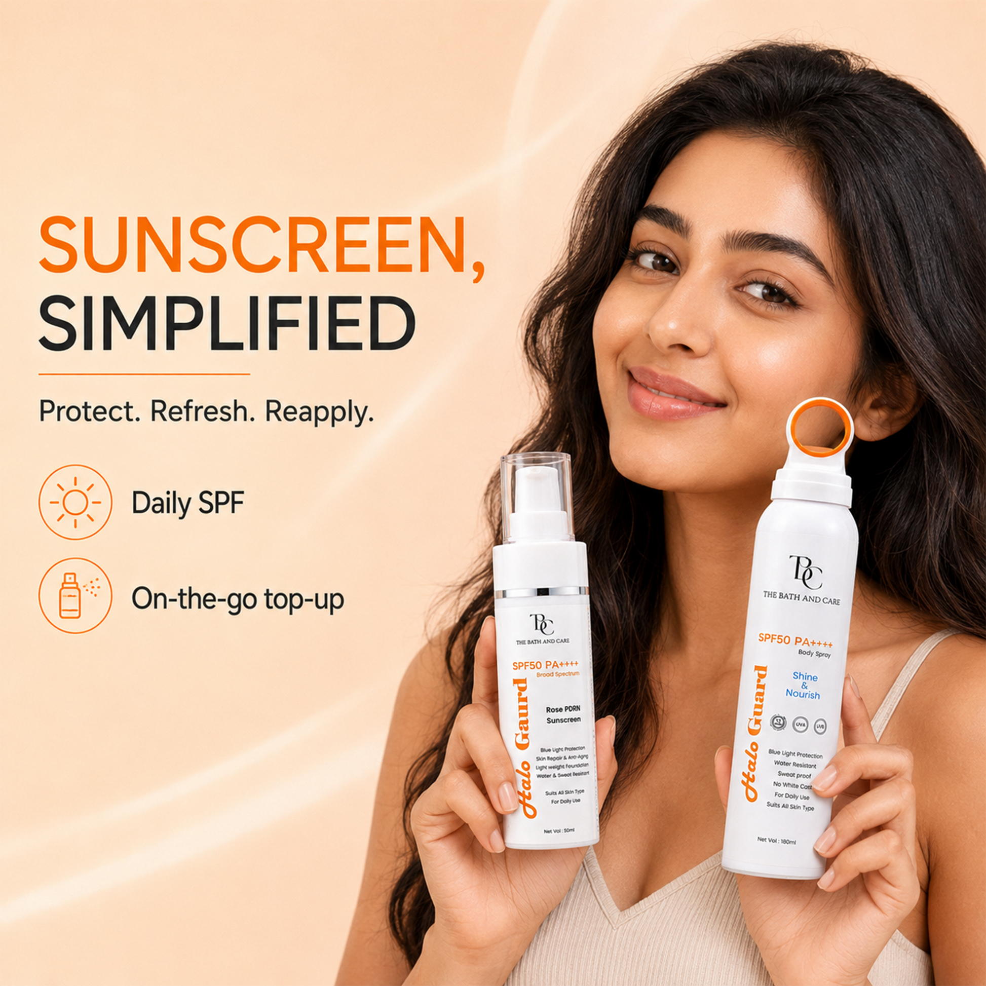 Sun + Spray Shield Combo TBC - The Bath and Care