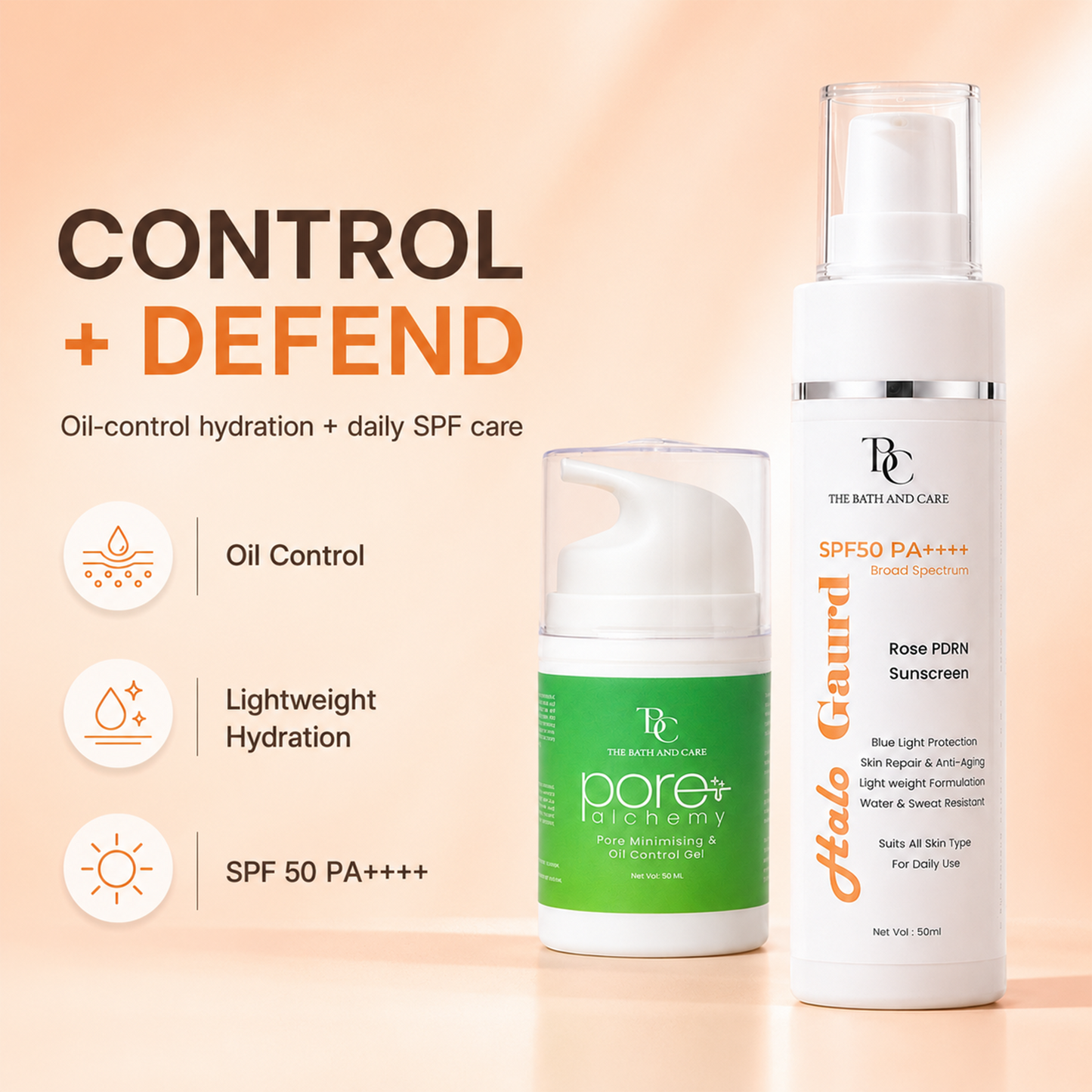 Clear Skin + Sun Combo TBC - The Bath and Care