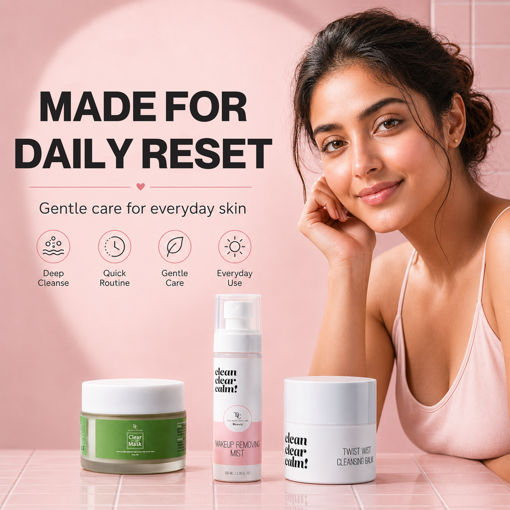 Makeup Off + Green Clay Glow TBC - The Bath and Care