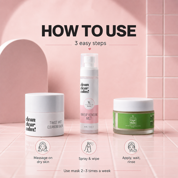 Makeup Off + Green Clay Glow TBC - The Bath and Care
