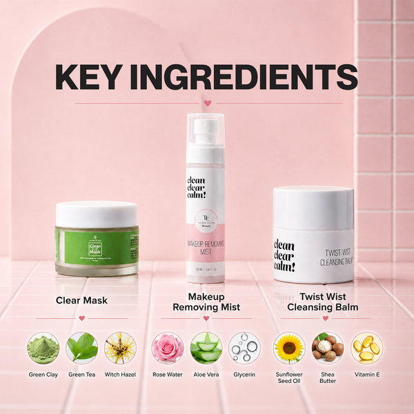 Makeup Off + Green Clay Glow TBC - The Bath and Care