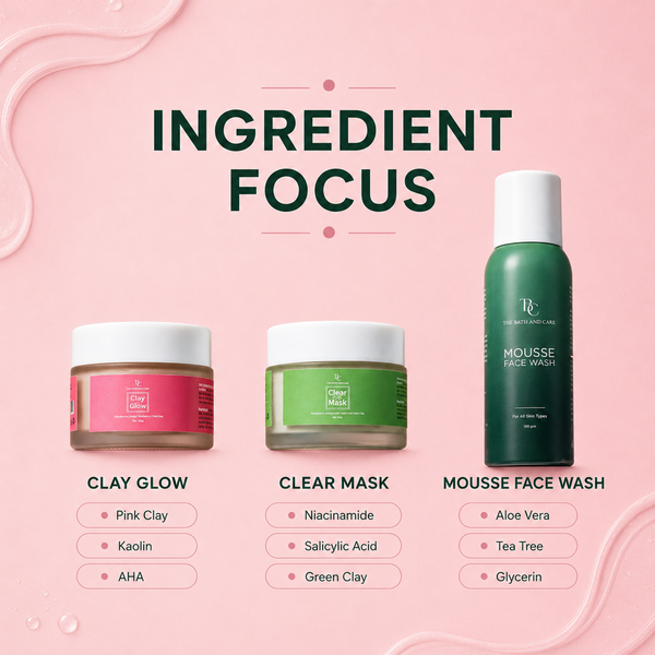 Clay Trio + Kaolin Cleanse TBC - The Bath and Care