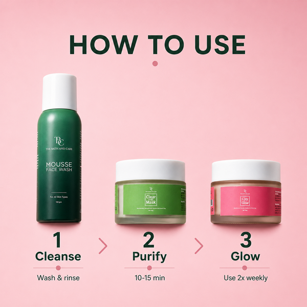 Clay Trio + Kaolin Cleanse TBC - The Bath and Care