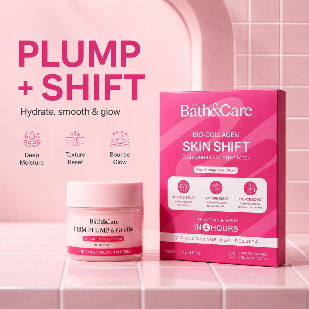 Firm Plump & Glow - Collagen Jelly Cream and Bio-Collagen Real Deep Mask The Bath and Care