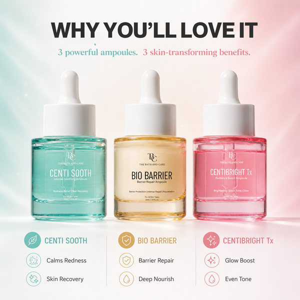 Brighten, Soothe & Repair Ampoule Trio – 3-Piece Set The Bath and Care