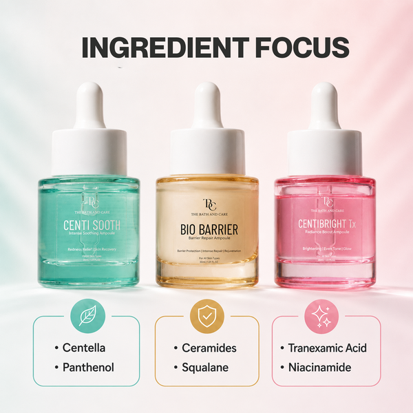 Brighten, Soothe & Repair Ampoule Trio – 3-Piece Set The Bath and Care
