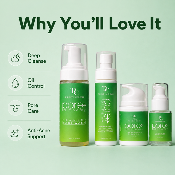 Combo Of Pore Alchemy The Bath and Care