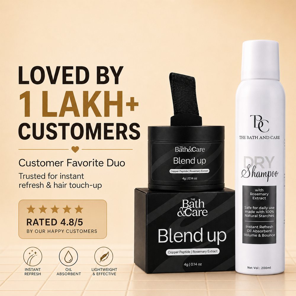 Buy Dry Shampoo and Get Blend Up - Hair Cover Up Powder Free The Bath and Care