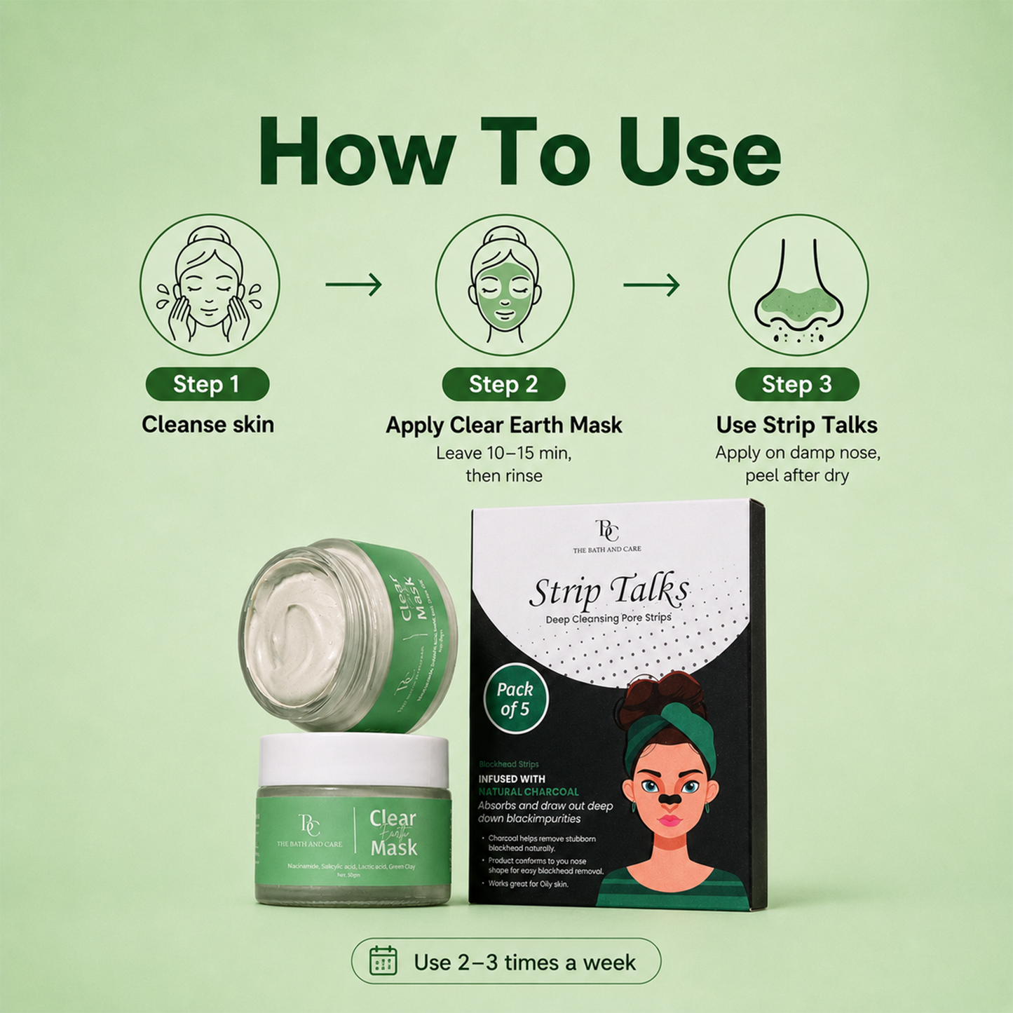 Deep Pore Detox Combo TBC - The Bath and Care