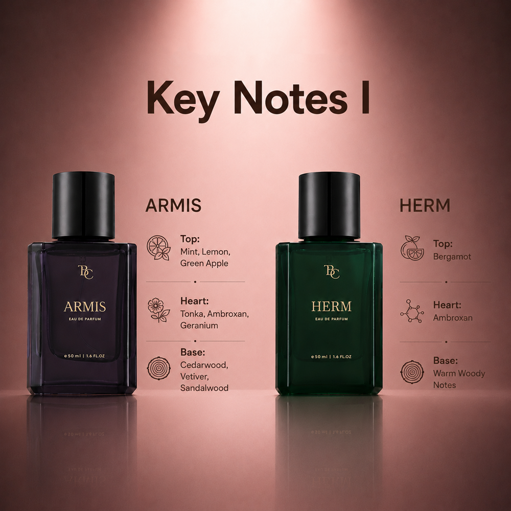 Pack Of 4 Perfumes (Rosié, Herm, Soulé, Armis) The Bath and Care