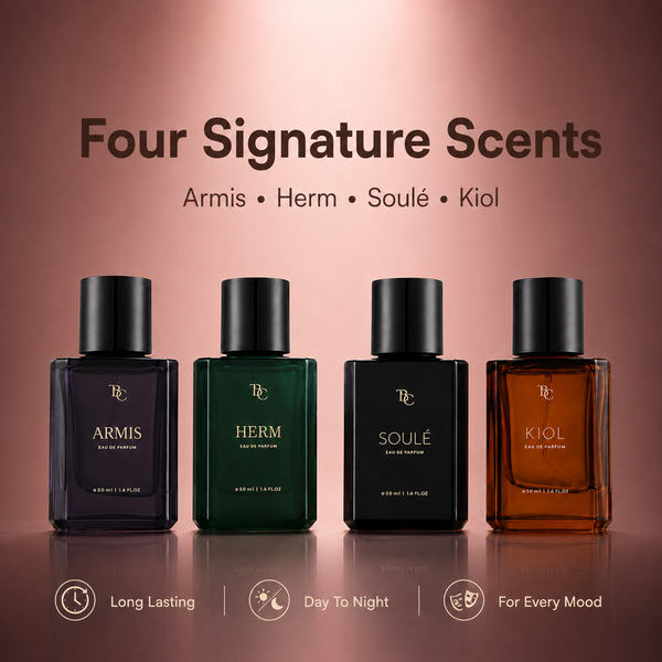 Pack Of 4 Perfumes (Rosié, Herm, Soulé, Armis) The Bath and Care