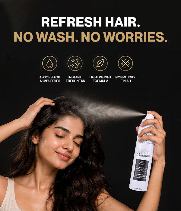 Rosemary Waterless Dry Shampoo for Oily Scalp & Instant Refresh | 200ml