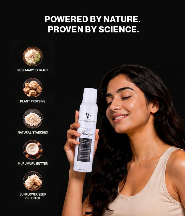 Rosemary Waterless Dry Shampoo for Oily Scalp & Instant Refresh | 200ml