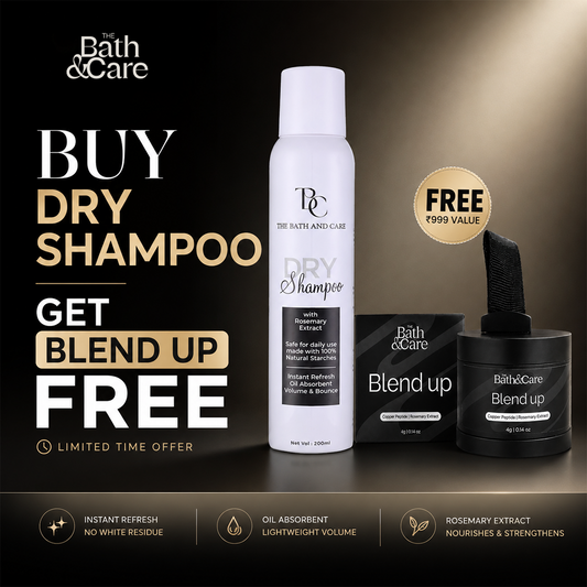 Buy Dry Shampoo and Get Blend Up - Hair Cover Up Powder Free The Bath and Care