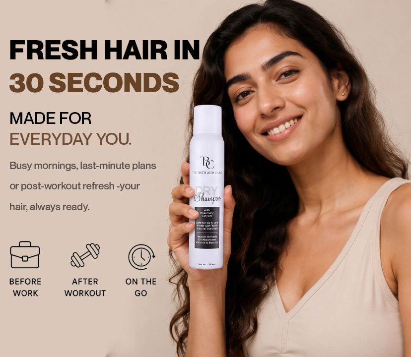 Rosemary Waterless Dry Shampoo for Oily Scalp & Instant Refresh | 200ml