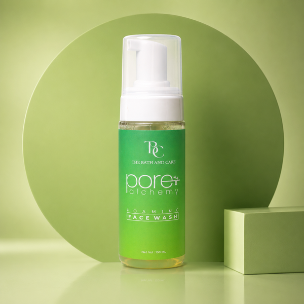 Oil Control Foaming Face Wash with Tea Tree Extract for Pore Minimizing The Bath and Care