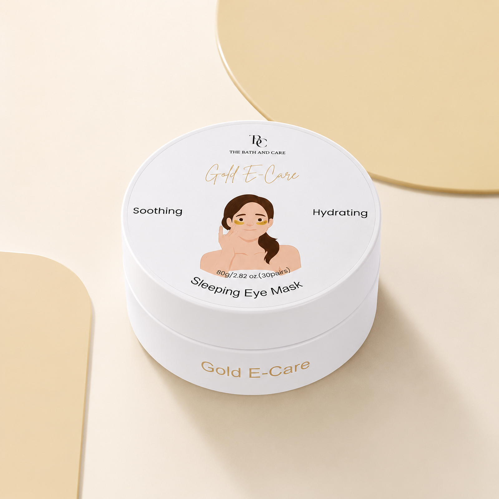 Gold E-Care Gel Eye Mask â€“ Reduces Dark Circles, Puffiness, Fine Lines â€“ Hydrating, Brightening The Bath and Care