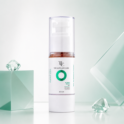 Acne Away Gel â€“ Anti Acne Face Gel with Aloe Vera, Tea Tree, Clove Oil, Peptides & Ceramides The Bath and Care