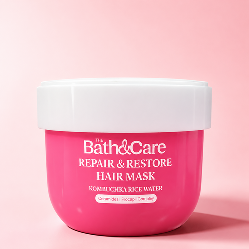 Kombuchka Rice Water Hair Mask for Dry, Frizzy & Damage Hair - Repair & Restore The Bath and Care