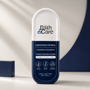 Rice Water Anti-Dandruff Shampoo for Dandruff, Flaky & Oily Scalp, Frizz Control and Stronger Hair with Biotin | Kombuchka Defend & Control