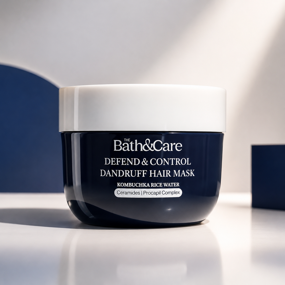 Kombuchka Rice Water Anti-Dandruff Hair Mask - Defend and Control - Reduces Flakes, and Promotes Healthy Hair Growth The Bath and Care