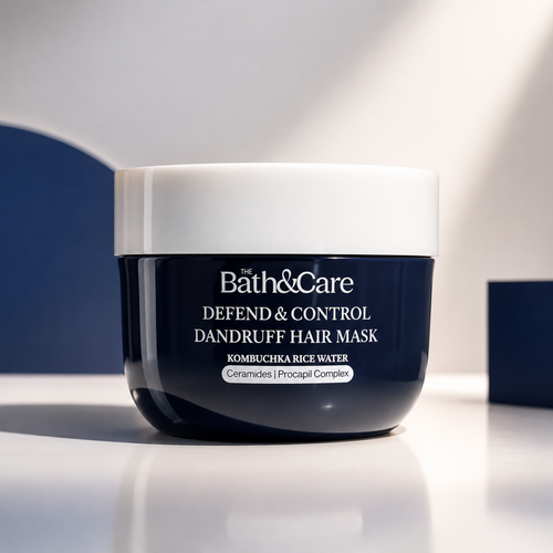 Kombuchka Rice Water Anti-Dandruff Hair Mask - Defend and Control - Reduces Flakes, and Promotes Healthy Hair Growth The Bath and Care