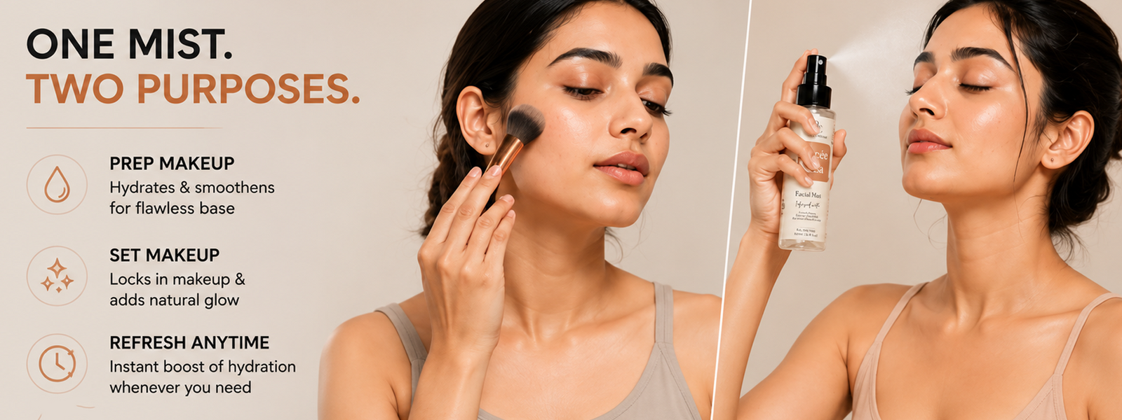 Glacee Rose Hydrating Facial Mist & Toner