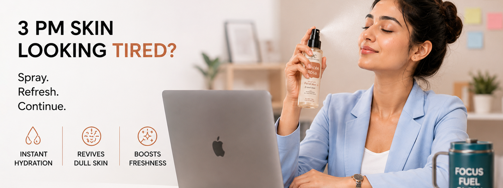 Glacee Rose Hydrating Facial Mist & Toner