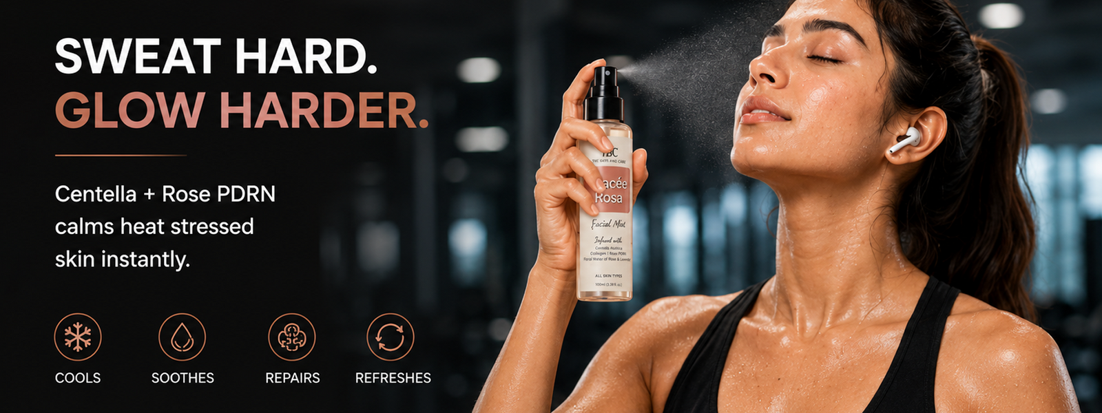 Glacee Rose Hydrating Facial Mist & Toner