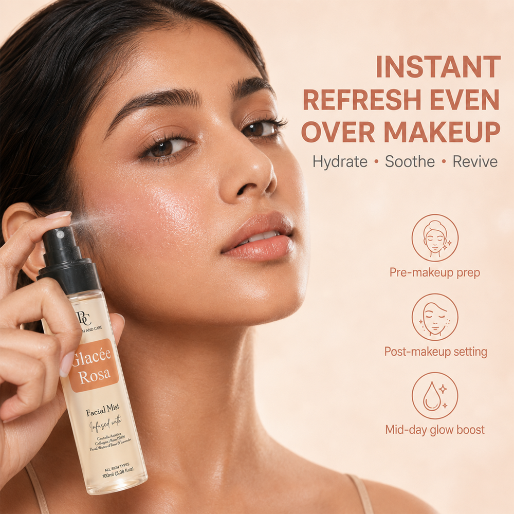 Glacee Rose Hydrating Facial Mist & Toner The Bath and Care