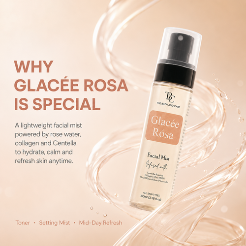 Glacee Rose Hydrating Facial Mist & Toner The Bath and Care