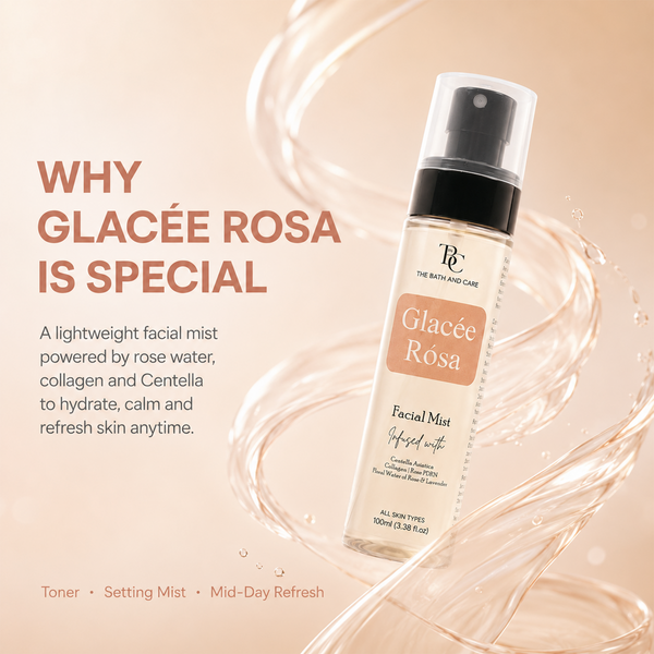 Glacee Rose Hydrating Facial Mist & Toner The Bath and Care