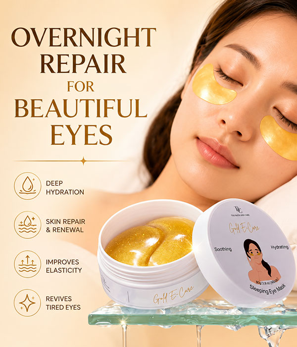 Gold E-Care Hydrogel Under-Eye Patches for Dark Circles & Puffiness