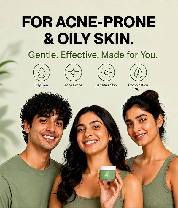 Clear Earth Glow Green Clay Anti-Acne Face Mask