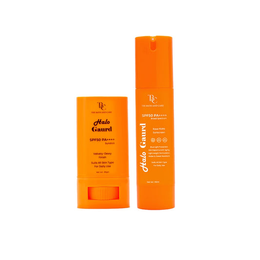 Combo of Halo Guard Sunstick & Sunscreen The Bath and Care