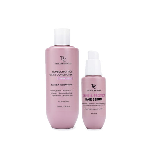 KOMBUCHKA RICE WATER REPAIR & RESTORE Hair Conditioner + Serum The Bath and Care