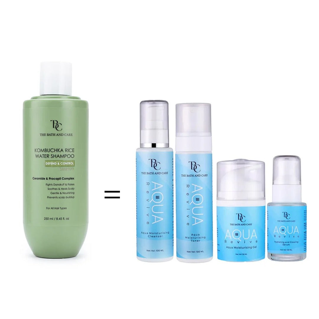 Buy Green Shampoo and Get Aqua Range Free The Bath and Care