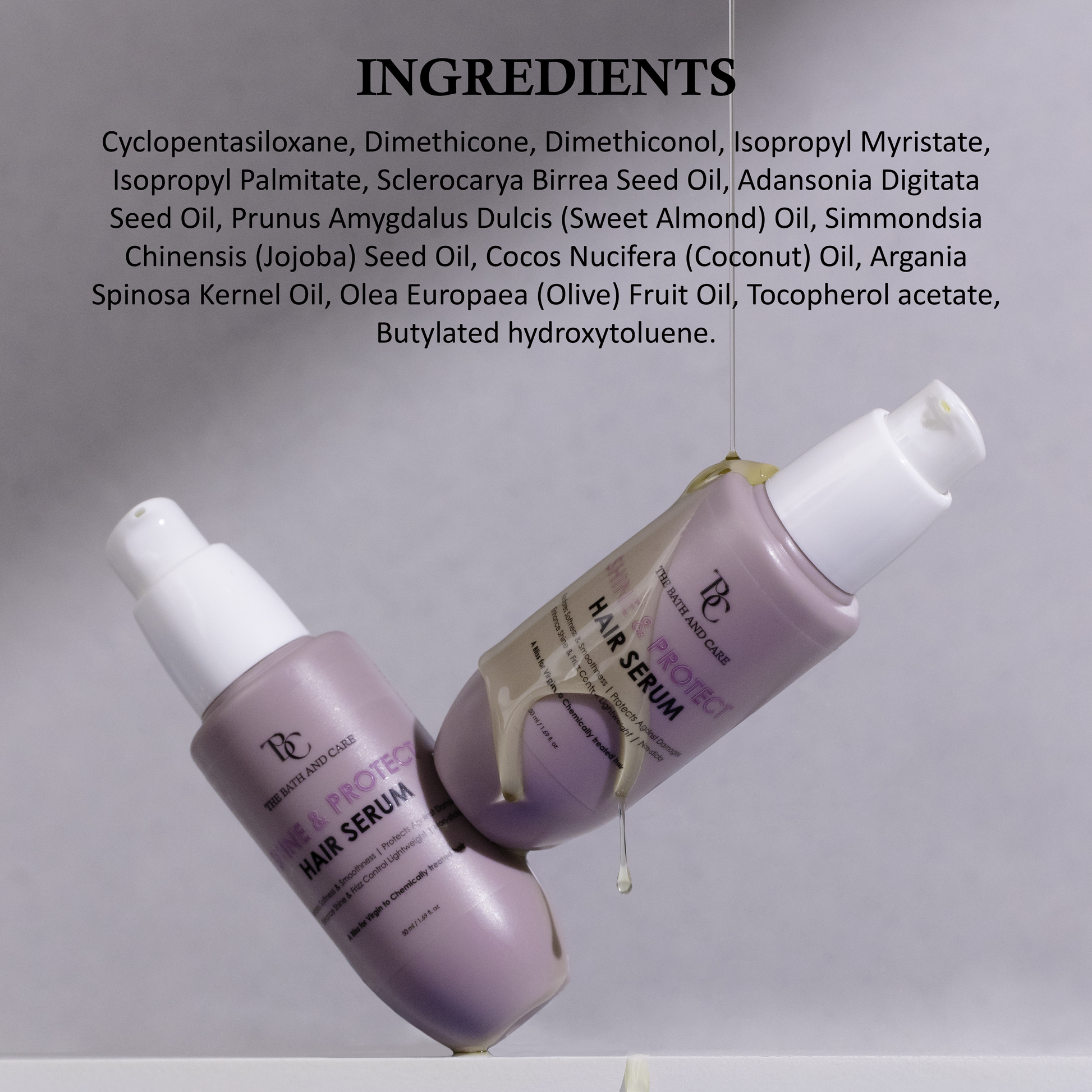 Shine and Protect Hair Serum The Bath and Care