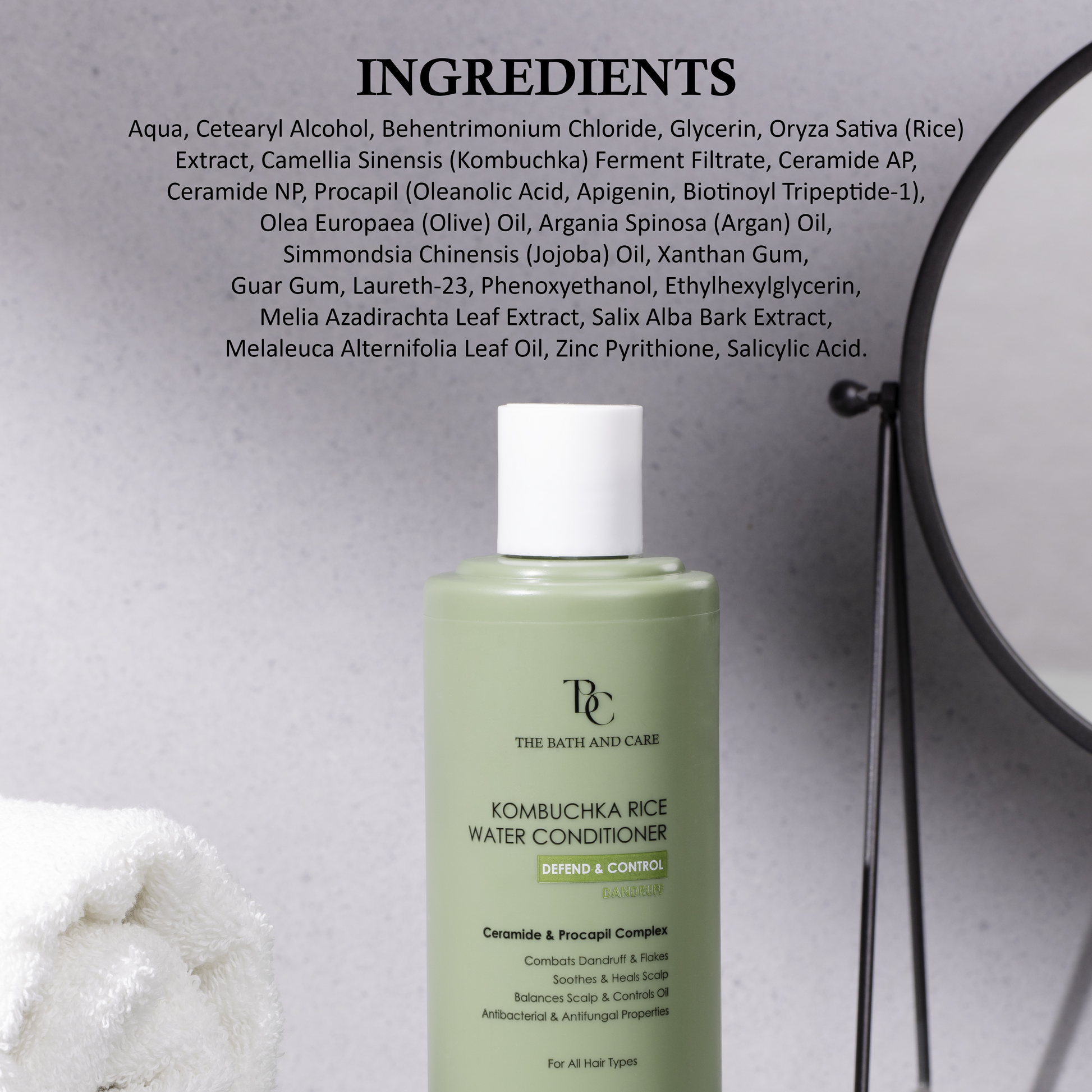 KOMBUCHKA RICE WATER CONDITIONER - DEFEND AND CONTROL The Bath and Care