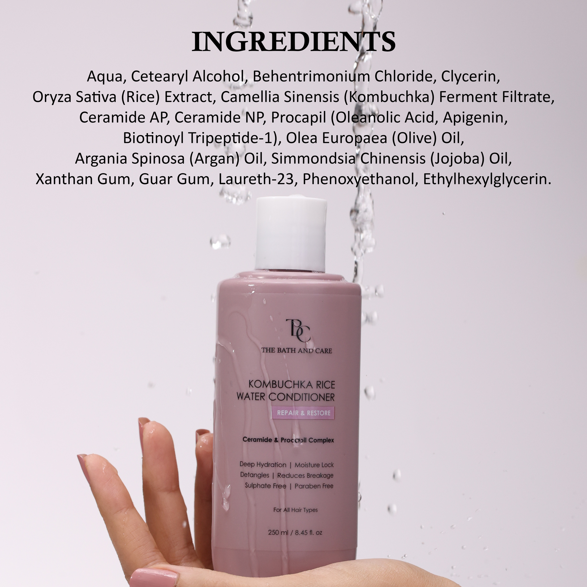 KOMBUCHKA RICE WATER CONDITIONER - REPAIR & RESTORE The Bath and Care