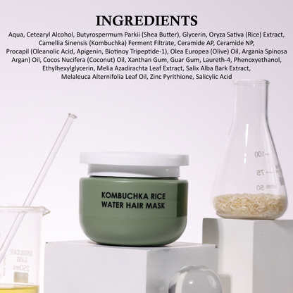 KOMBUCHKA RICE WATER HAIR MASK - DEFEND AND CONTROL The Bath and Care