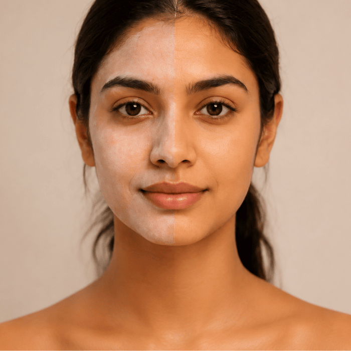 Before and after comparison