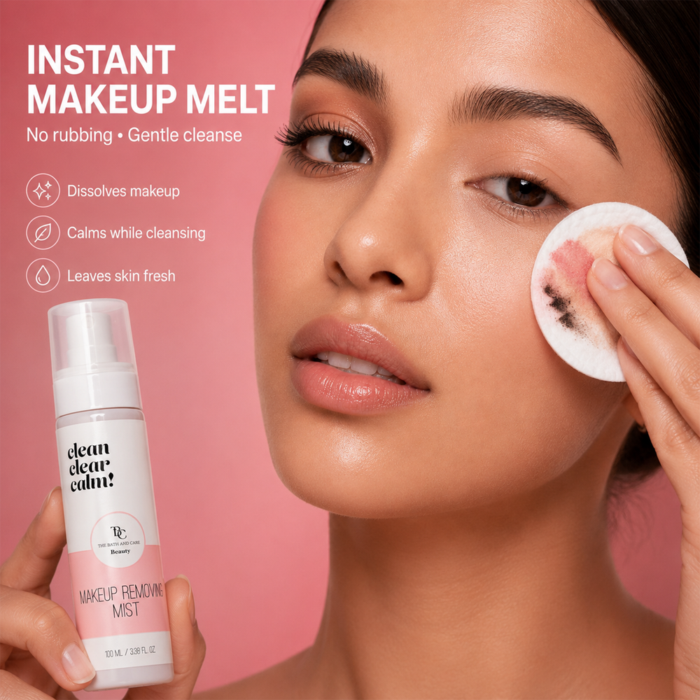 Makeup Remover Mist for Quick, Gentle Cleansing The Bath and Care