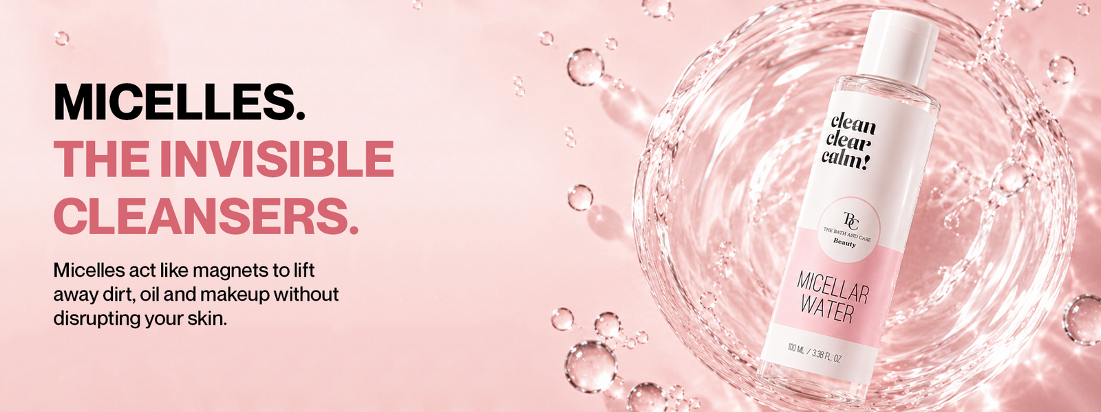 Micellar Cleansing Water for Makeup & Daily Impurities