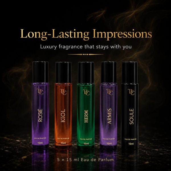 Pack of 5 Mini Perfumes The Bath and Care